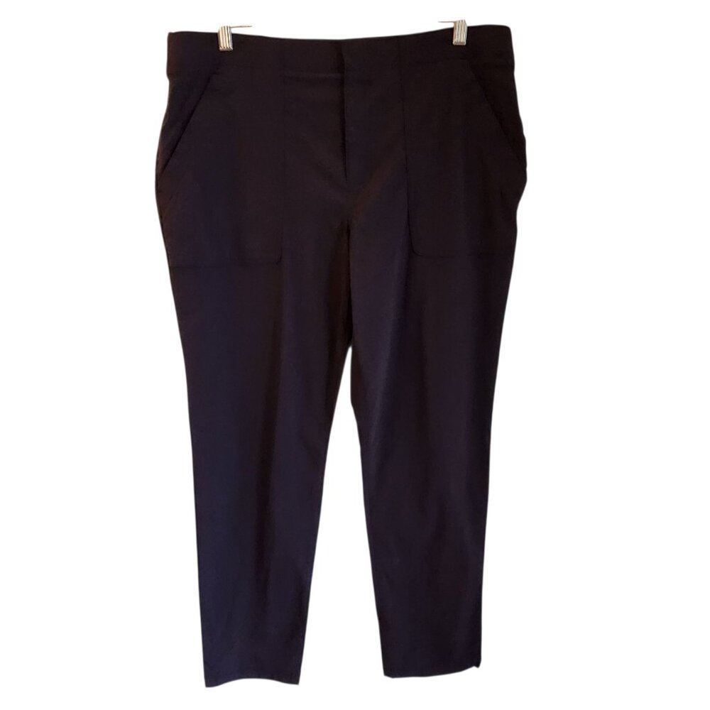 Eddie Bauer Pants 14 Black Women's Sightscape Horizon Ankle Pant Lightweight